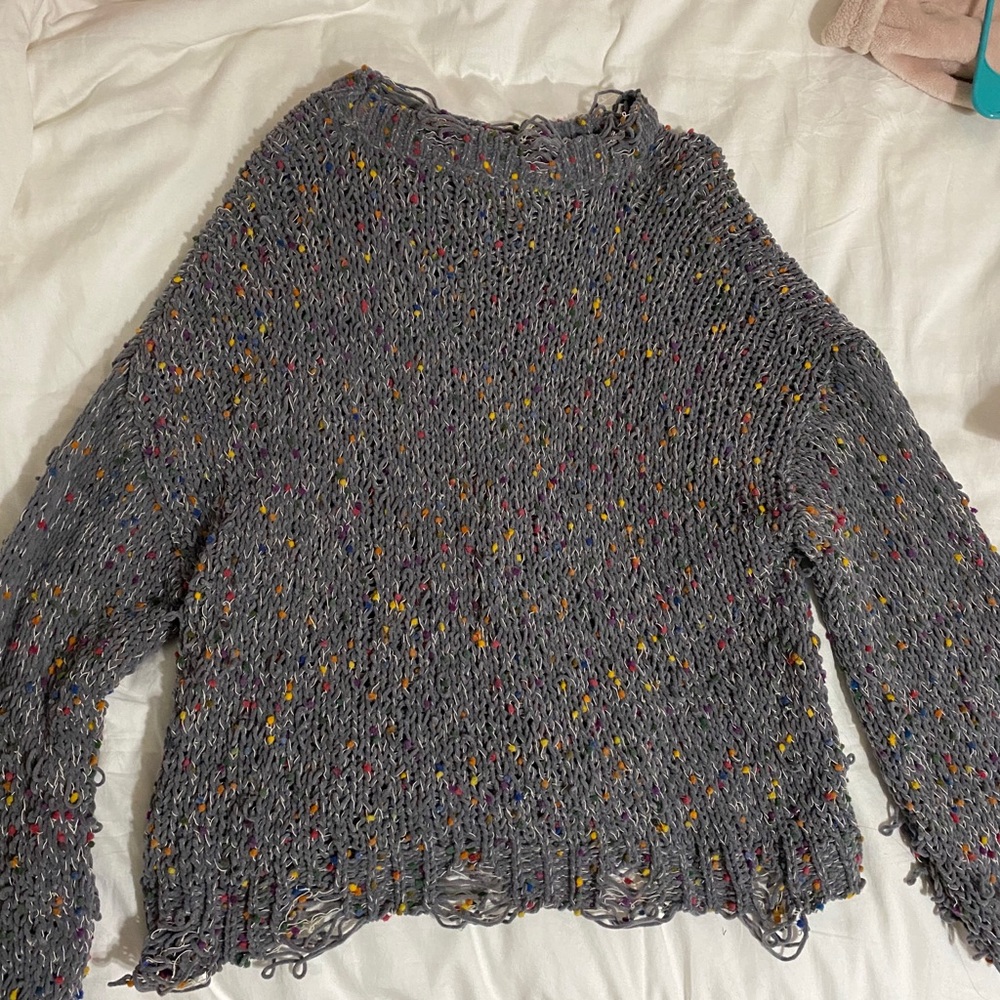 Confetti sweater!